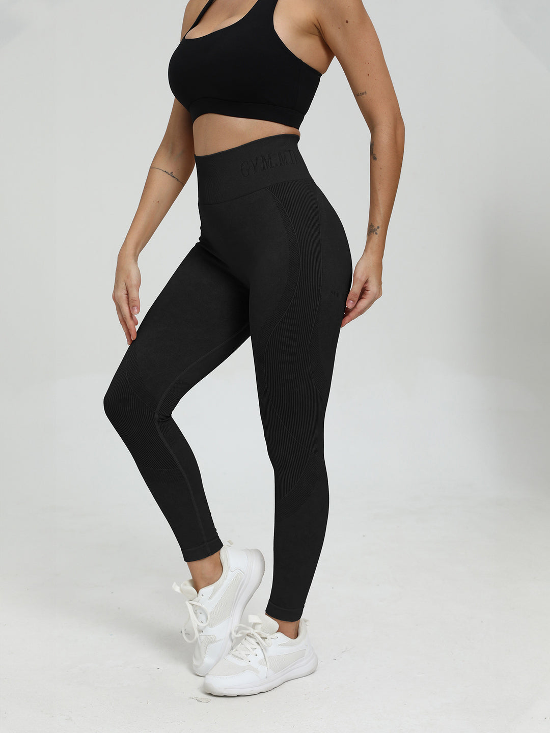 Damen Hochwertige Sportleggings mit hohem Bund R&B