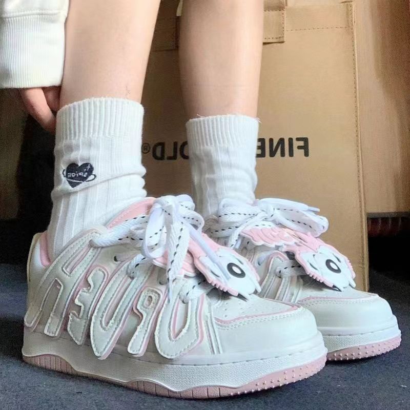 Damen Sneakers mit verspieltem Tierdesign und komfortabler Sohle
