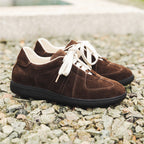 Damen Elegante und bequeme Wildleder Sneakers R&B