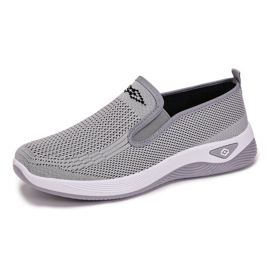Damen Bequeme Slip-On Sportschuhe mit atmungsaktivem Netzdesign R&B