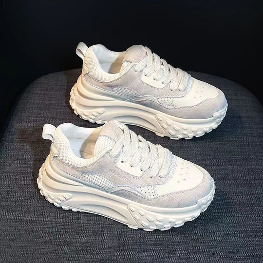 Damen Sportliche Chunky Sneakers mit atmungsaktiver Mesh-Oberfläche und gepolsterter Sohle R&B