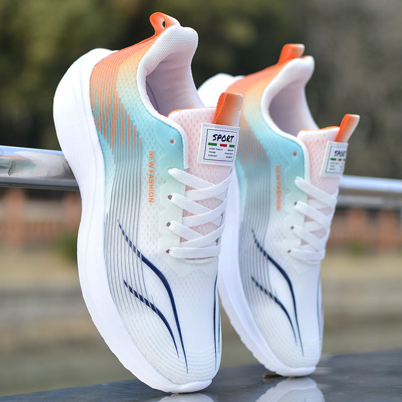 Damen Sportliche Sneakers mit innovativem Obermaterial und stoßdämpfender Sohle R&B