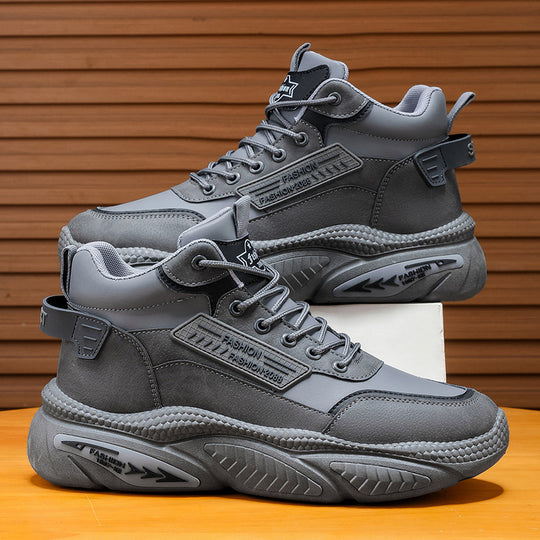 Damen High-Top Sneakers mit ergonomischer Dämpfung und rutschfester Sohle R&B
