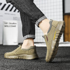 Damen Sportliche Slipper mit elastischen Einsätzen und rutschfester Sohle R&B