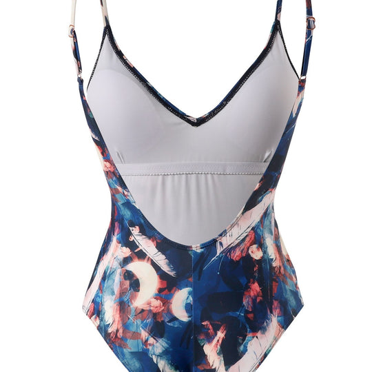 Damen Sportlicher Einteiler-Badeanzug mit hochwertigem Material R&B