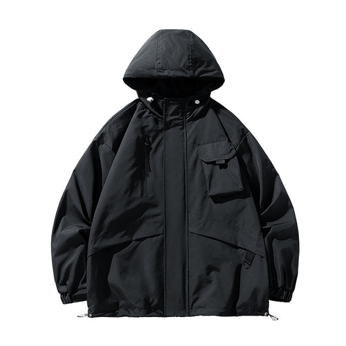 Herren Winddichtes Parka-Jacke R&B