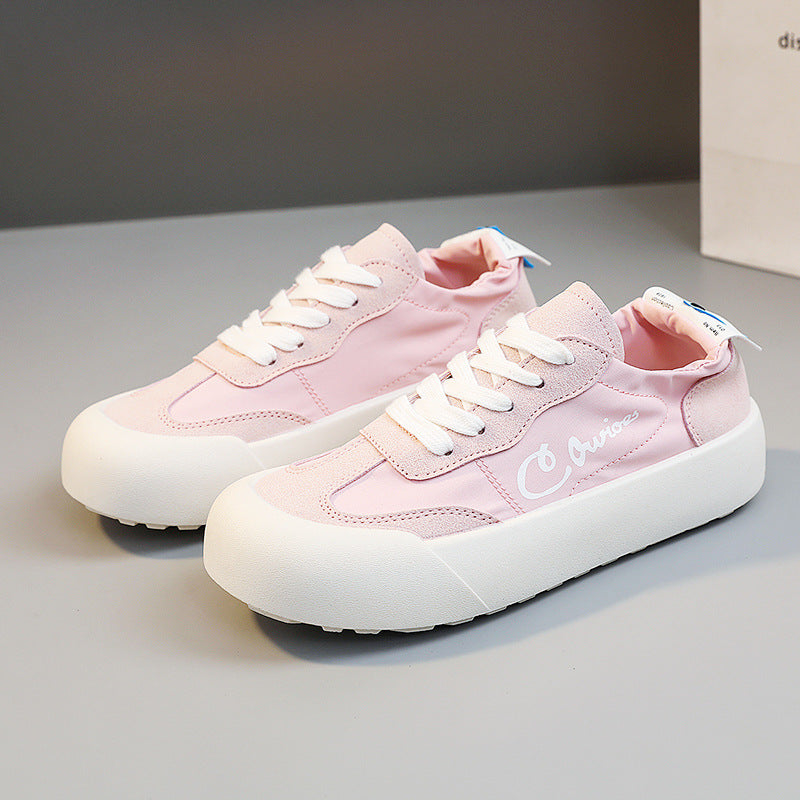 Damen Bequeme Sneakers mit erhöhte Sohle und atmungsaktiver Mesh-Oberfläche R&B