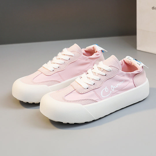 Damen Bequeme Sneakers mit erhöhte Sohle und atmungsaktiver Mesh-Oberfläche R&B