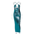Damen Körperbetontes Abendkleid mit tiefem Ausschnitt R&B