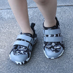 Damen Atmungsaktive und rutschfeste Wassersportschuhe mit doppeltem Klettverschluss R&B