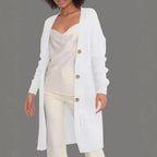Damen Strickjacke mit hochwertigen Knöpfen R&B