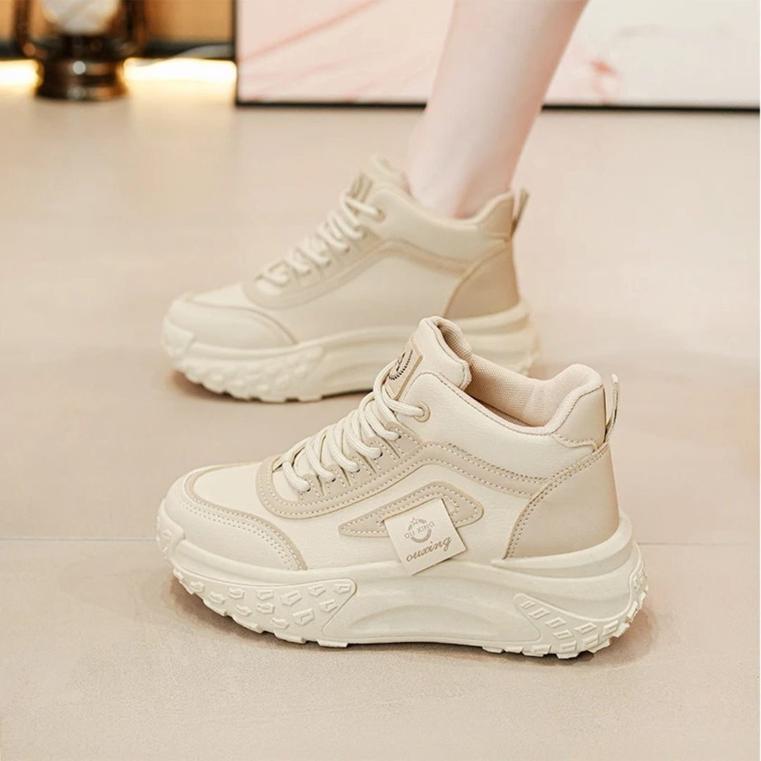 Damen Sportliche High-Top Sneakers mit rutschfester Sohle und dämpfendem Komfort R&B