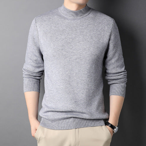 Herren Pullover mit hohem Kragen R&B