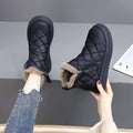 Damen gepolsterte Winterstiefel mit Fleecefutter R&B