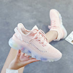 Damen Sportliche Sneakers mit innovativer Stricktechnologie und flexibler Sohle