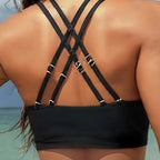 Damen Bikiniset mit floralem Design und hohem Schnitt R&B