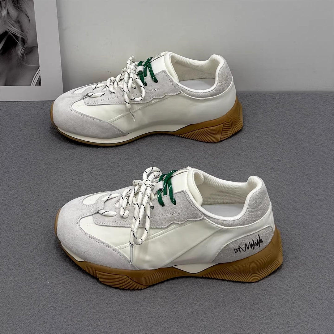 Damen modische Sneakers mit atmungsaktiver Mesh-Oberfläche und trendigem Design R&B
