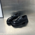 Damen modische Loafer mit komfortabler Sohle und eleganter Schnalle R&B