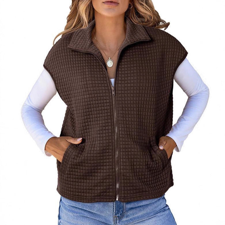Damen Quilted Weste mit komfortabler Passform R&B