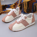 Damen Sportliche Freizeit Sneakers mit strapazierfähigem Obermaterial und rutschfester Sohle EB