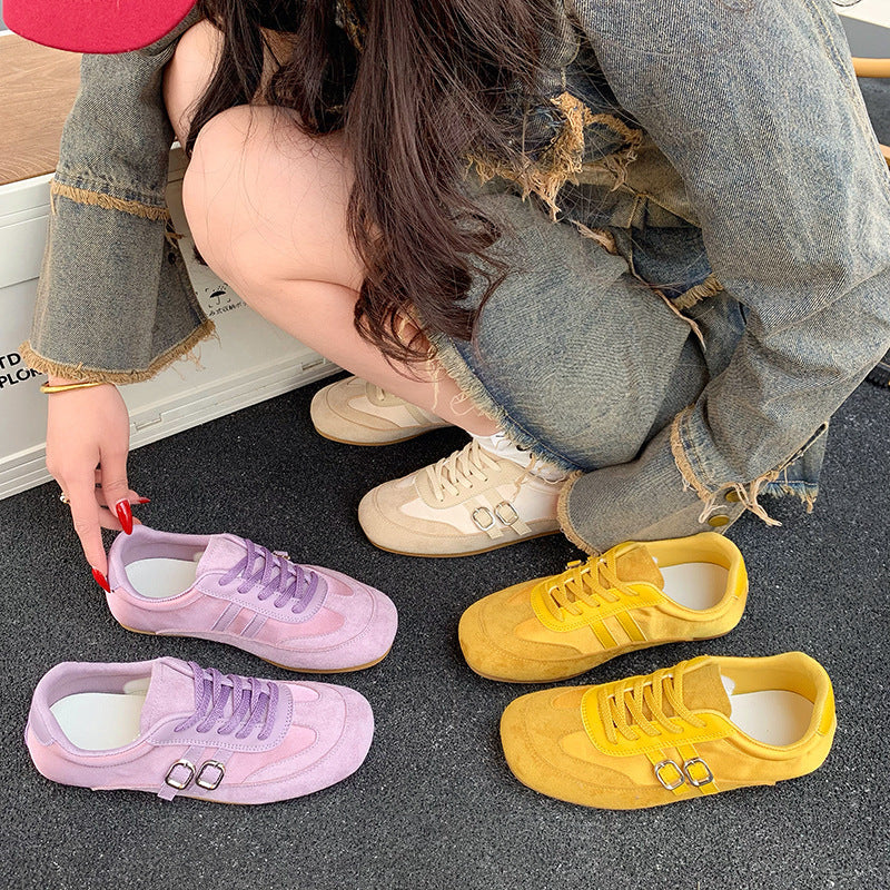 Damen Sportliche Sneakers mit hochwertigem Wildleder und ergonomischem Design R&B