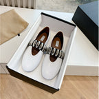 Damen Elegante und geschmackvolle Ballerinas mit modischen Metallakzenten R&B