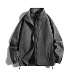 Herren Fleecejacke mit elastischen Bündchen und praktischen Taschen R&B