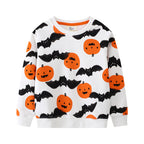 Mädchen Sweatshirt mit niedlichem Halloween-Motiv R&B