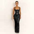 Damen Maxikleid mit tailliertem Schnitt und elegantem Korsett-Design R&B