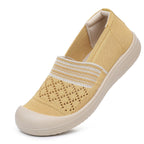 Damen Atmungsaktive und komfortable Slip-On Schuhe mit elastischem Einsatz R&B