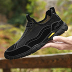 Herren Atmungsaktive Netzsneaker mit rutschfester Sohle