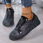 Damen Glitzernde Sneakers mit hohem Komfort und modischem Design R&B
