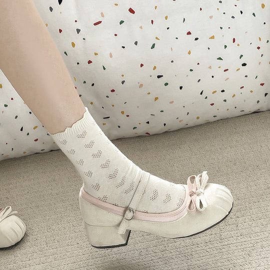 Damen Ballerinas mit zierlichem Riemchen und eleganter Schleifenapplikation R&B
