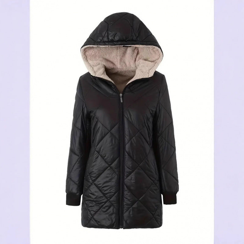 Damen gesteppte Winterjacke R&B