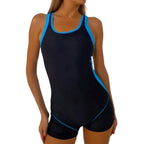 Damen Sportlicher Badeanzug mit Komfort-Schnitt R&B