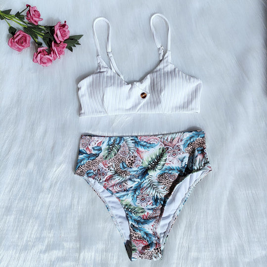 Damen Bikini-Set mit floralem Design und modischem Schnitt R&B
