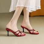 Damen Slingback Sandaletten mit elegantem Riemendesign und bequemer Absatzhöhe R&B