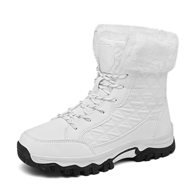 Damen Gefütterte Winterstiefel mit rutschfester Sohle und isolierendem Kunstfell R&B