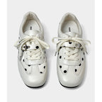 Damen sportliche Sneakers mit modischem Punktedesign R&B