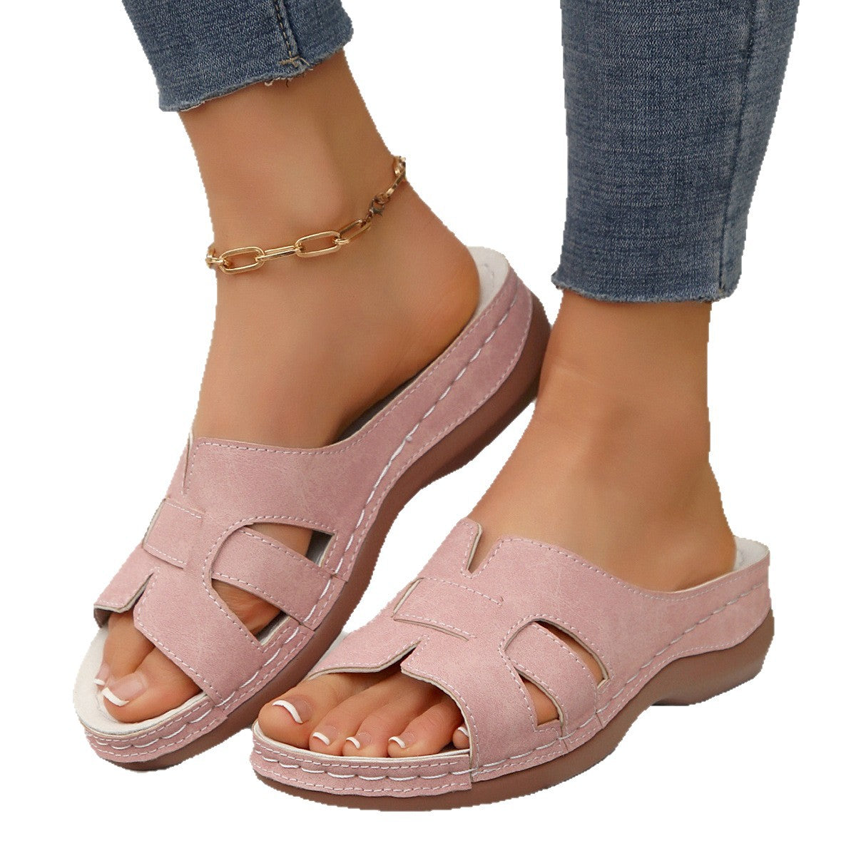 Damen Komfortable Clogs mit modischem Schnitt und anatomischem Fußbett R&B