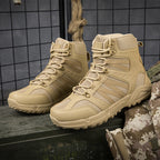 Herren taktische Wanderschuhe mit verstärktem Knöchelschutz und rutschfester Sohle R&B