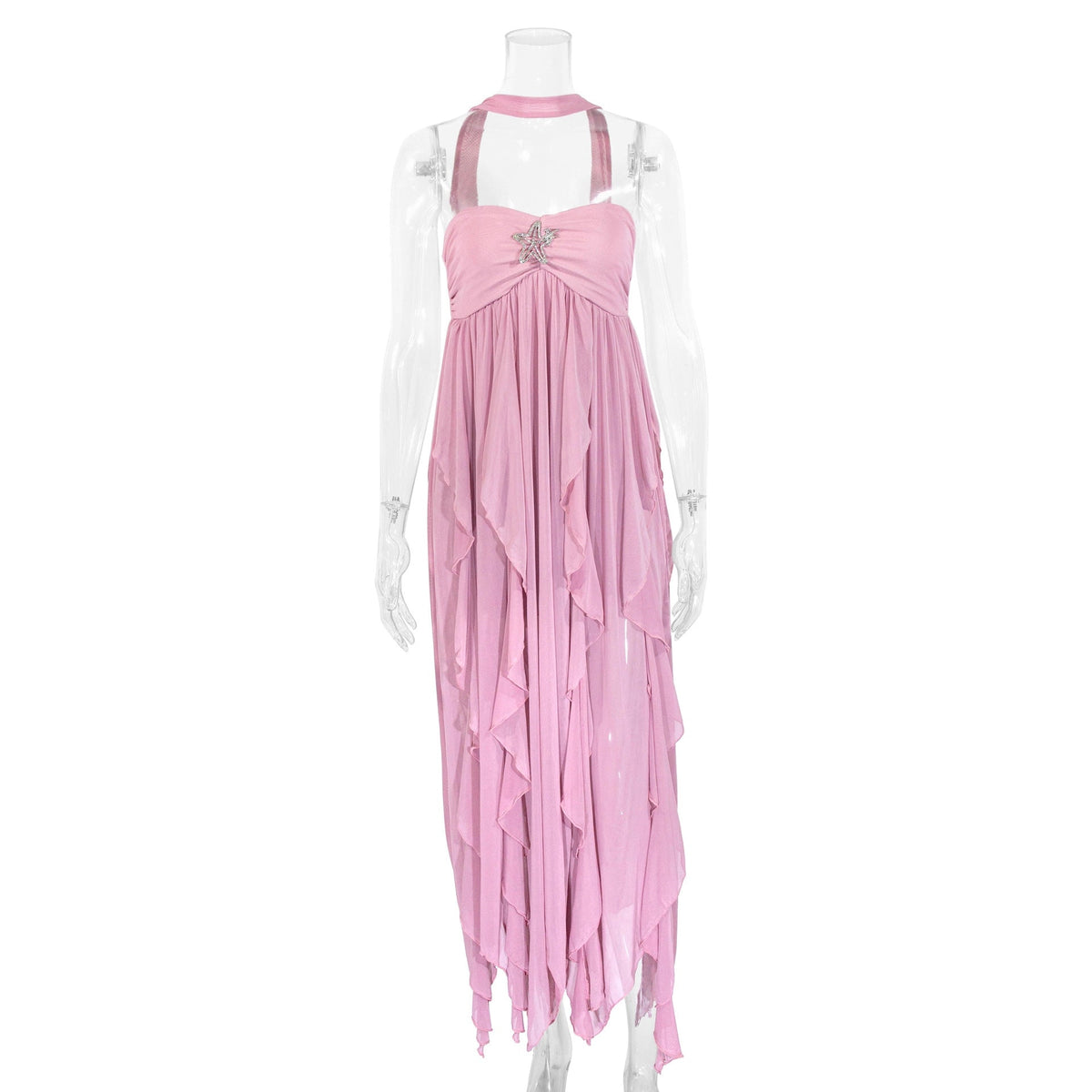 Damen Maxi-Kleid im Vintage-Stil