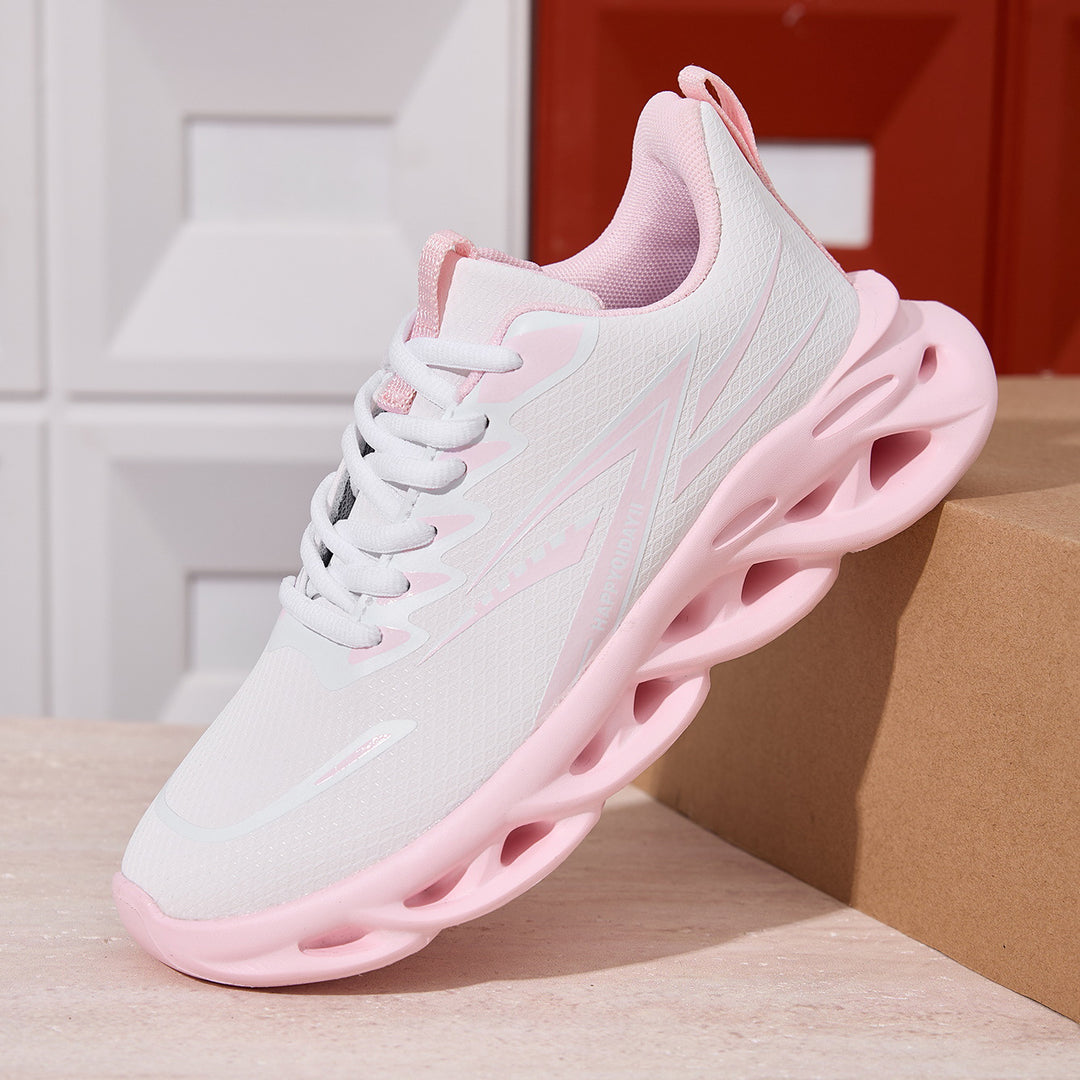 Damen Sportliche Dämpfungssneaker mit flexiblem Sohlenprofil R&B