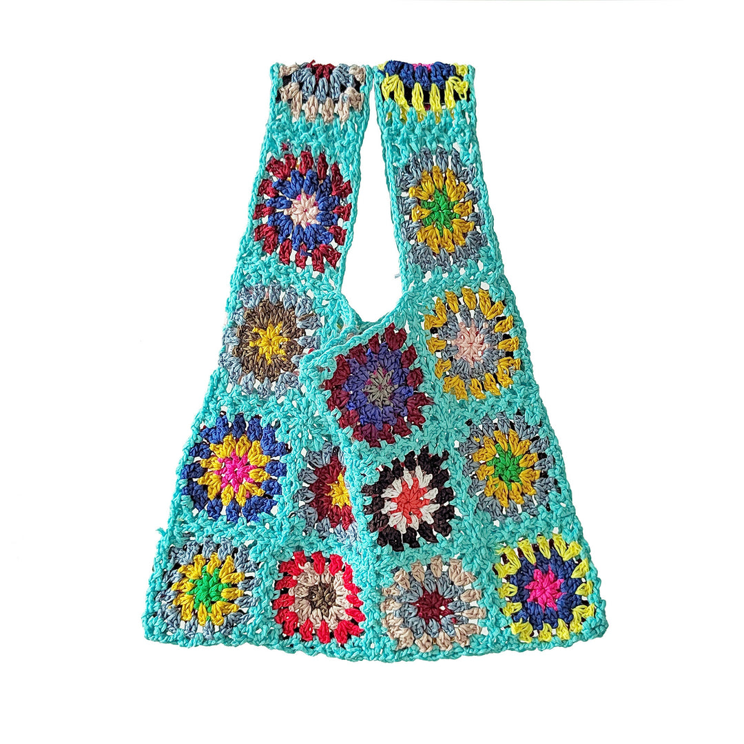 Damen handgefertigte Häkel-Tasche R&B