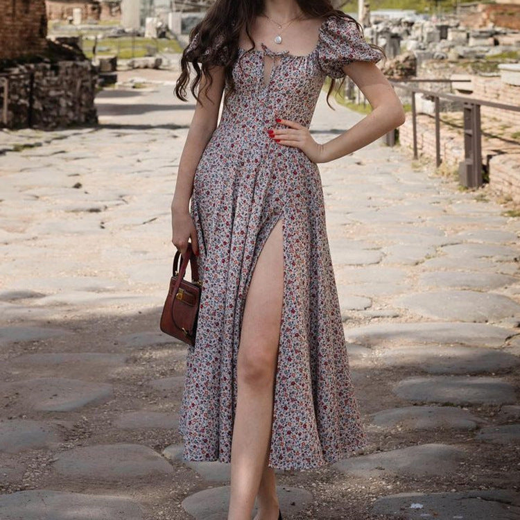 Damen Blumenkleid R&B