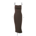 Damen Figurschmeichelndes Midi-Kleid mit dezentem Raffungseffekt R&B