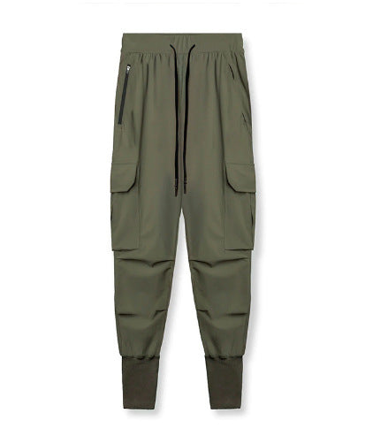 Damen Cargo-Hose mit praktischen Reißverschlusstaschen und elastischem Bund R&B