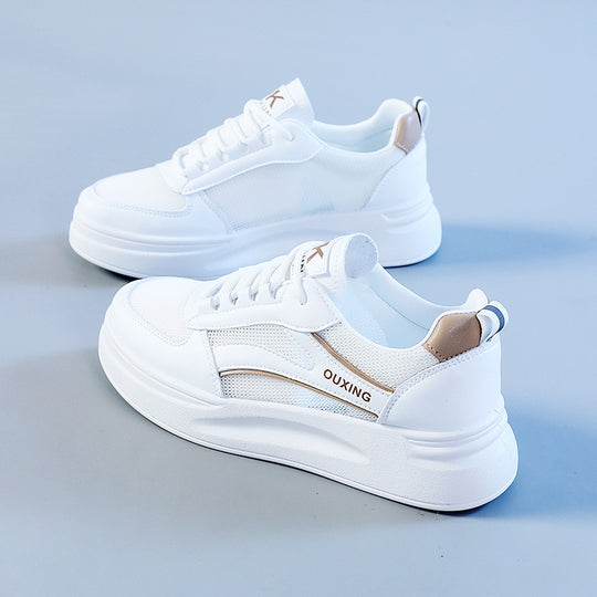 Damen modische Sneaker mit atmungsaktivem Obermaterial und dämpfender Sohle R&B