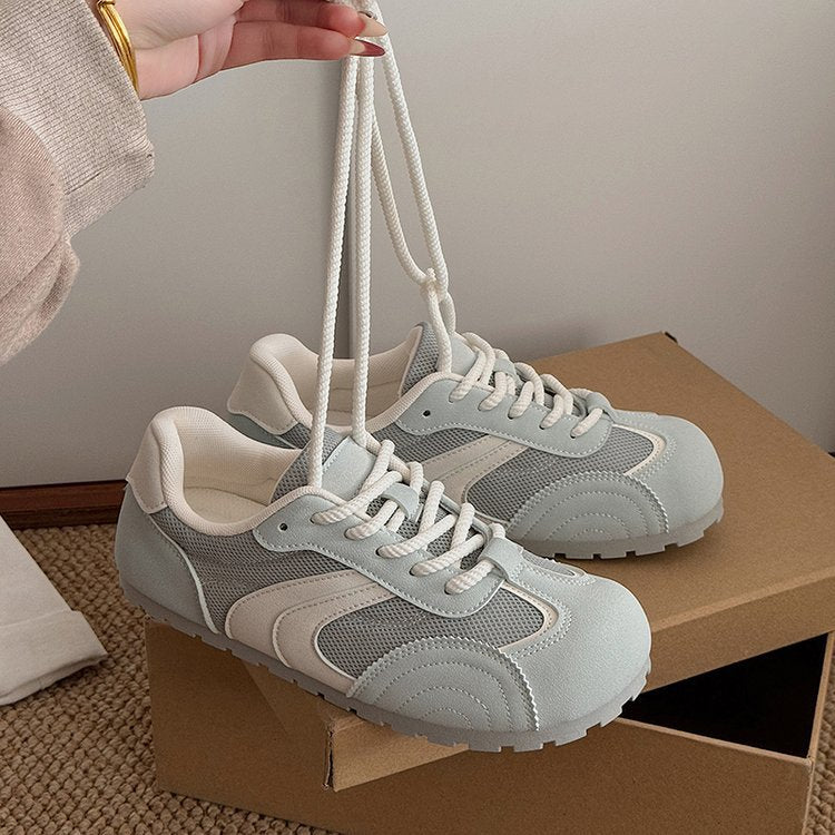 Damen Sportliche Freizeitsneaker mit atmungsaktiver Mesh-Oberfläche und rutschfester Sohle R&B