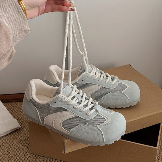 Damen Sportliche Freizeitsneaker mit atmungsaktiver Mesh-Oberfläche und rutschfester Sohle R&B